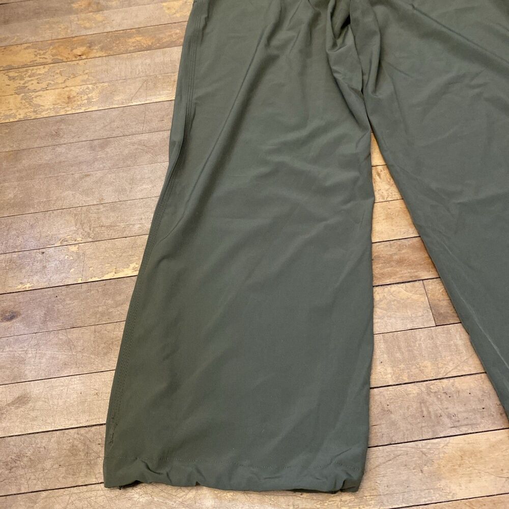 Rachel Zoe Pants Women’s Size Medium Green Drawstring Wide leg - Picture 11 of 12